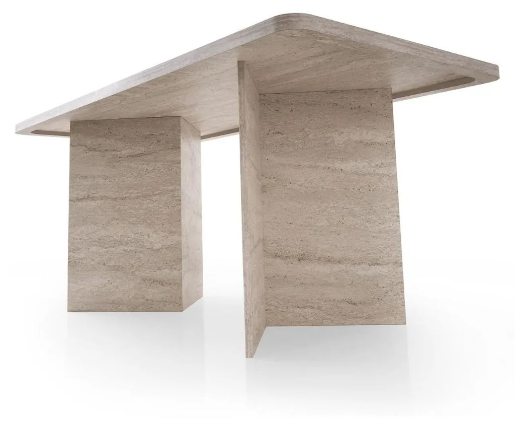 Grande table de repas rectangulaire 180 cm style industriel LOFT chêne