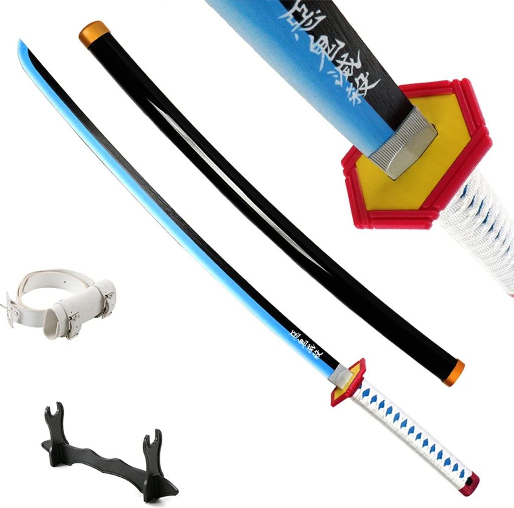 Katana z anime, 104 cm długości, lekkie bambusowe ostrze, Zdjęcie produktu 