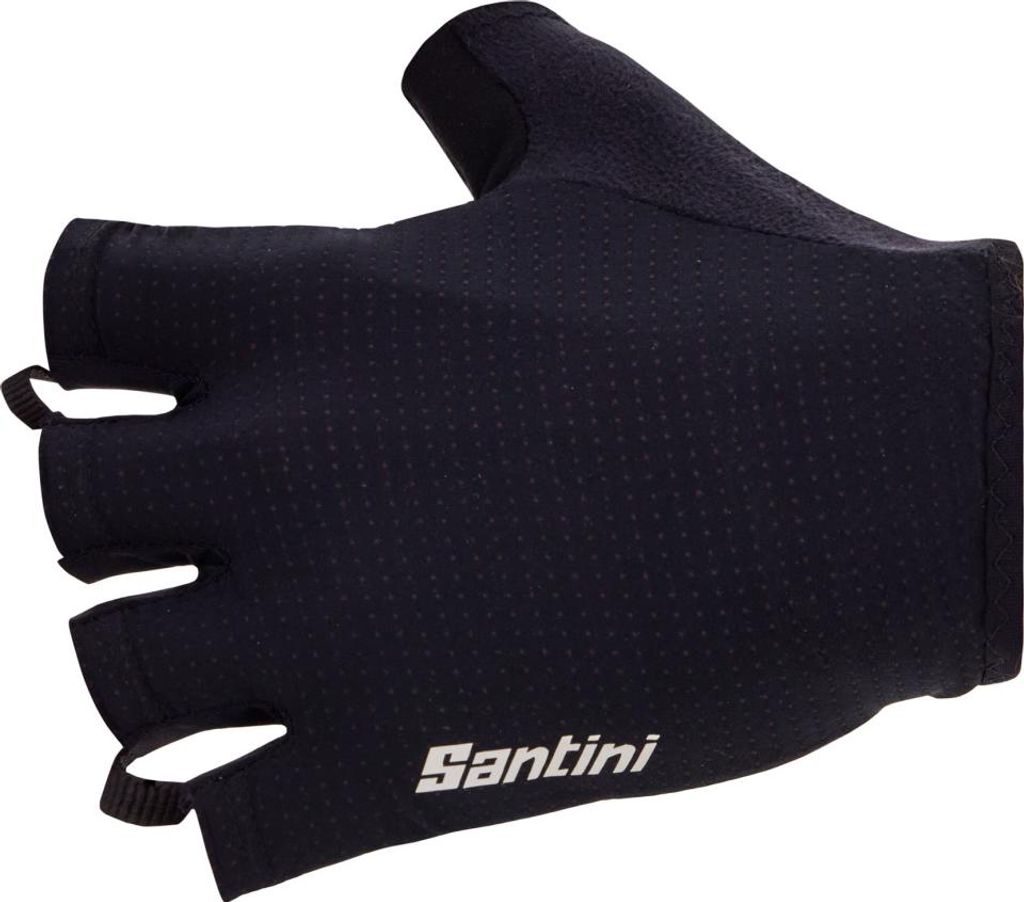 SANTINI Fingerlose Fahrradhandschuhe - 3D - Schwarz S