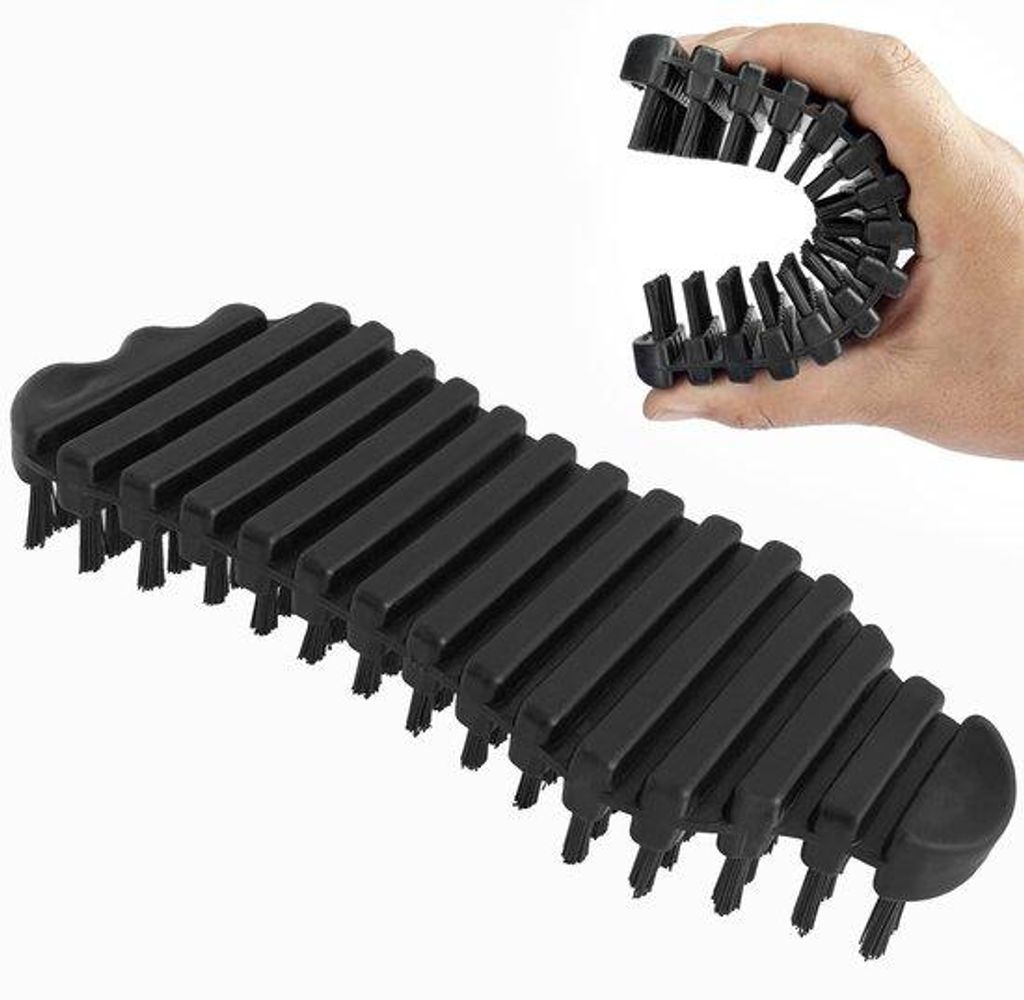 Nylon-Reinigungsbürste für Halterstangen und Krafttrainingsstangen, Bürsten-Set mit Stifte