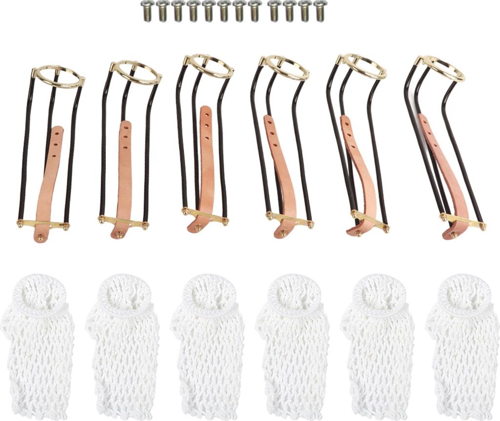 6 PCs Billard Tischtischtasche Schleife mit Netzbeutel Snooker Billardzubehör