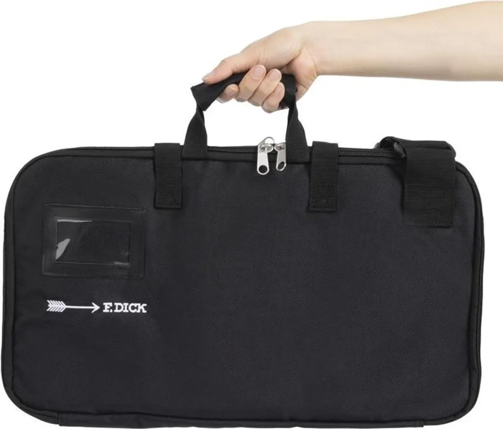 Custodia Coltelli Dick Nera Vuota - Borsa Professionale per Cuochi - 8