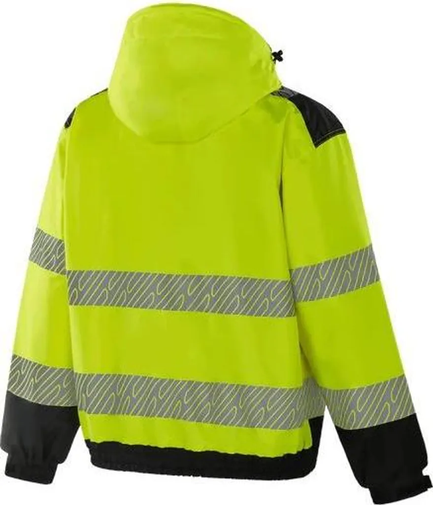 Giubbotto Alta Visibilità PADOVA-WJ303 Invernale Arancio/Nero XL