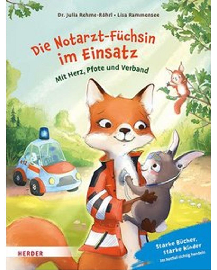 Die Notarzt-Füchsin im Einsatz. Mit Herz, Pfote und Verband Obrázok produktu 