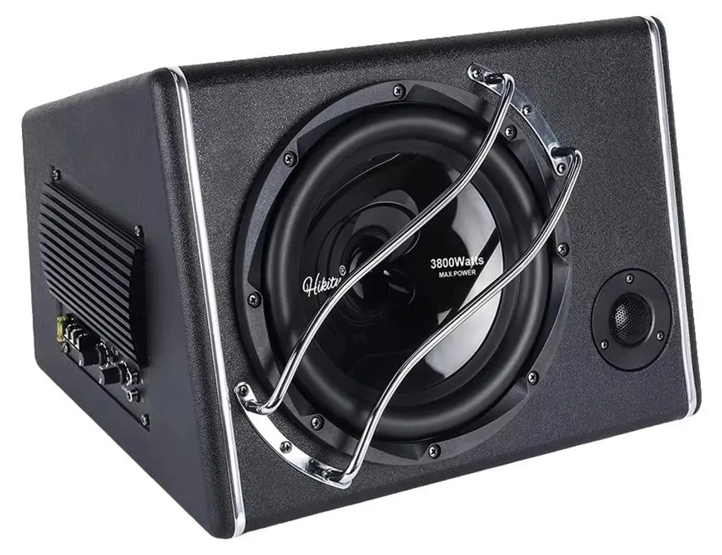 Subwoofer Puissant 3800W avec 480W RMS - Basses Profondes 40Hz-20kHz 12V