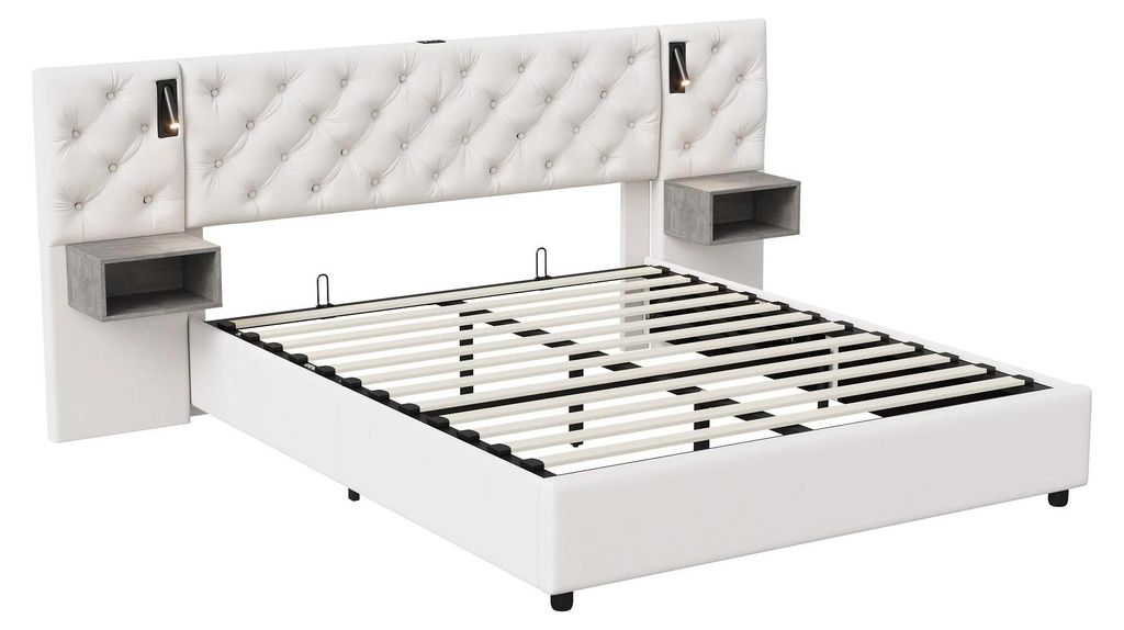 Polsterbett Doppelbett 160x200 cm - Boxspringbett mit Produktbild 