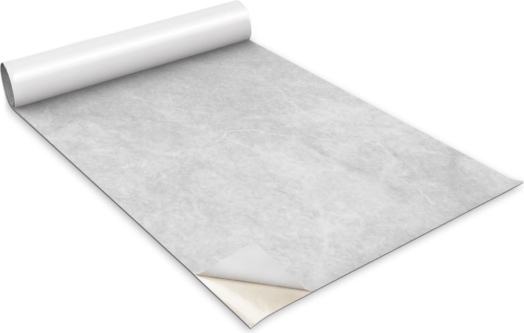 Selbstklebende Möbelfolie - Dekorationsfolie - Tischmöbel - Zuschneidbar - Hellgraues Betonmuster - 100 x 50 cm