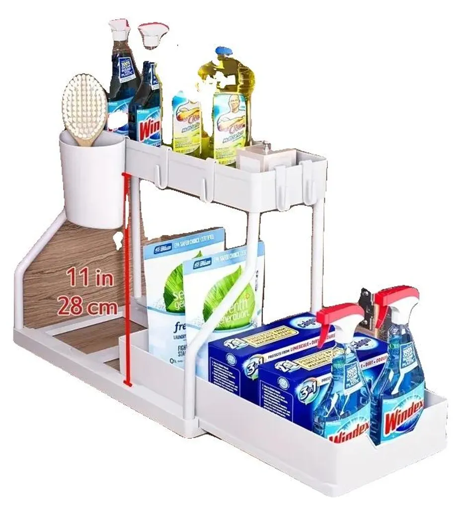 Étagère de rangement pour garage et buanderie, multi-niveaux blanche