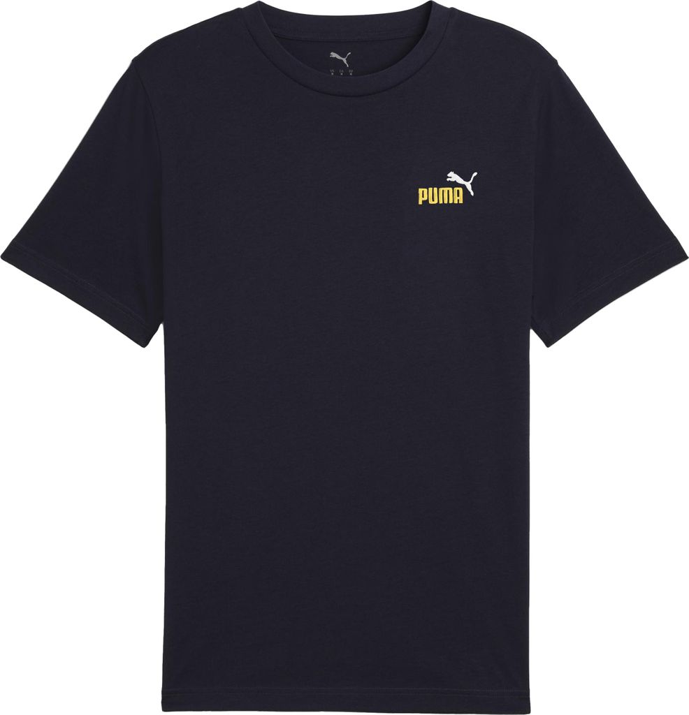 Puma ESS 2 COLOR Small No. 1 Logo Tee - blau, Größe:S