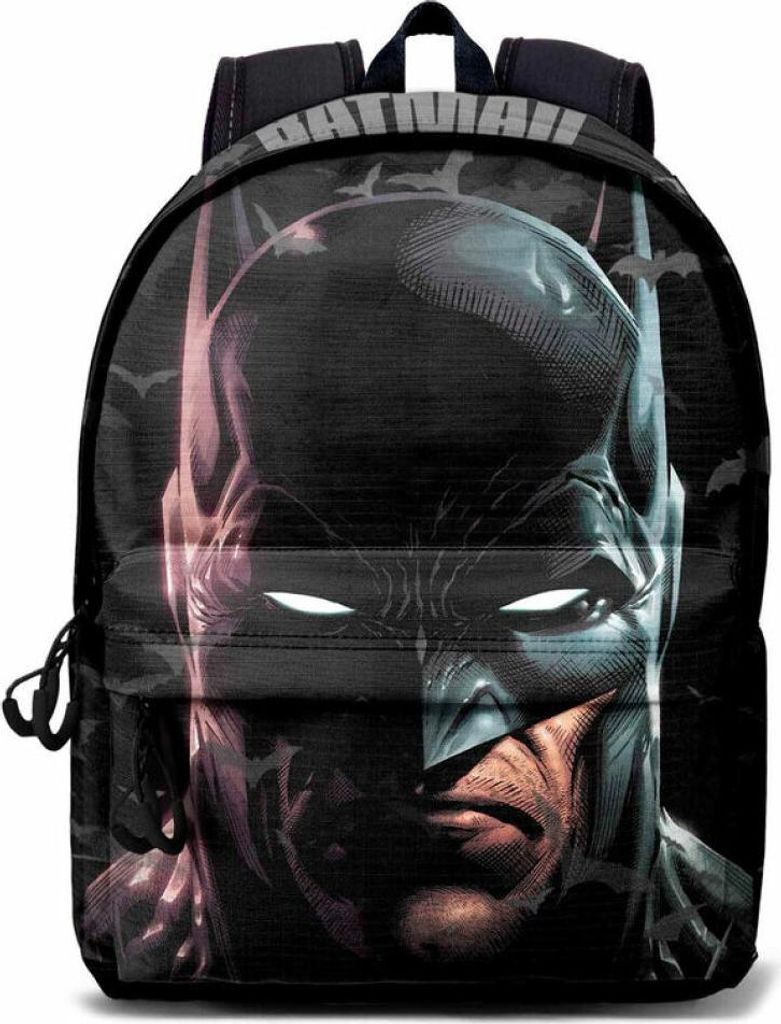 DC Comics Batman Gesicht anpassungsfä hig Rucksack 34cm
