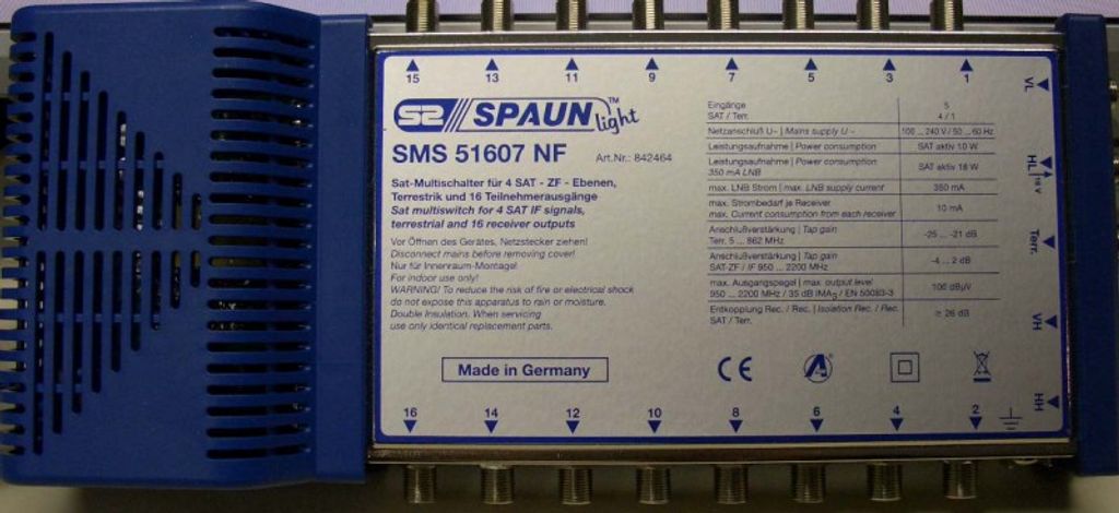 Spaun SMS 51607 NF Multischalter Produktbild 