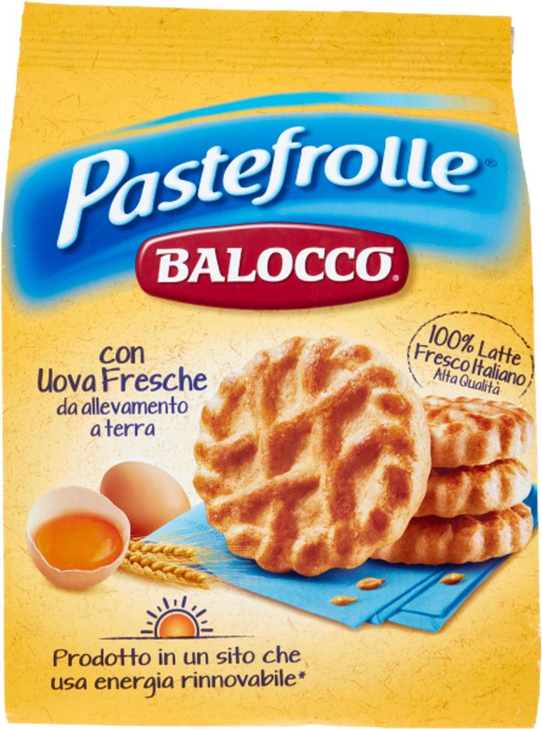 Balocco Pastefrolle 700g, Ciasteczkowy, 428 kcal, 1799 kJ, Zdjęcie produktu 