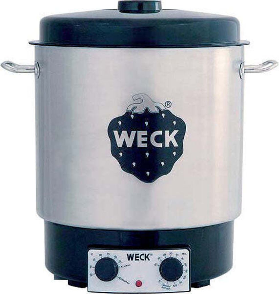 Weck Einkochautomat 1800 W + Uhr Edelstahl 18/10, 230 W