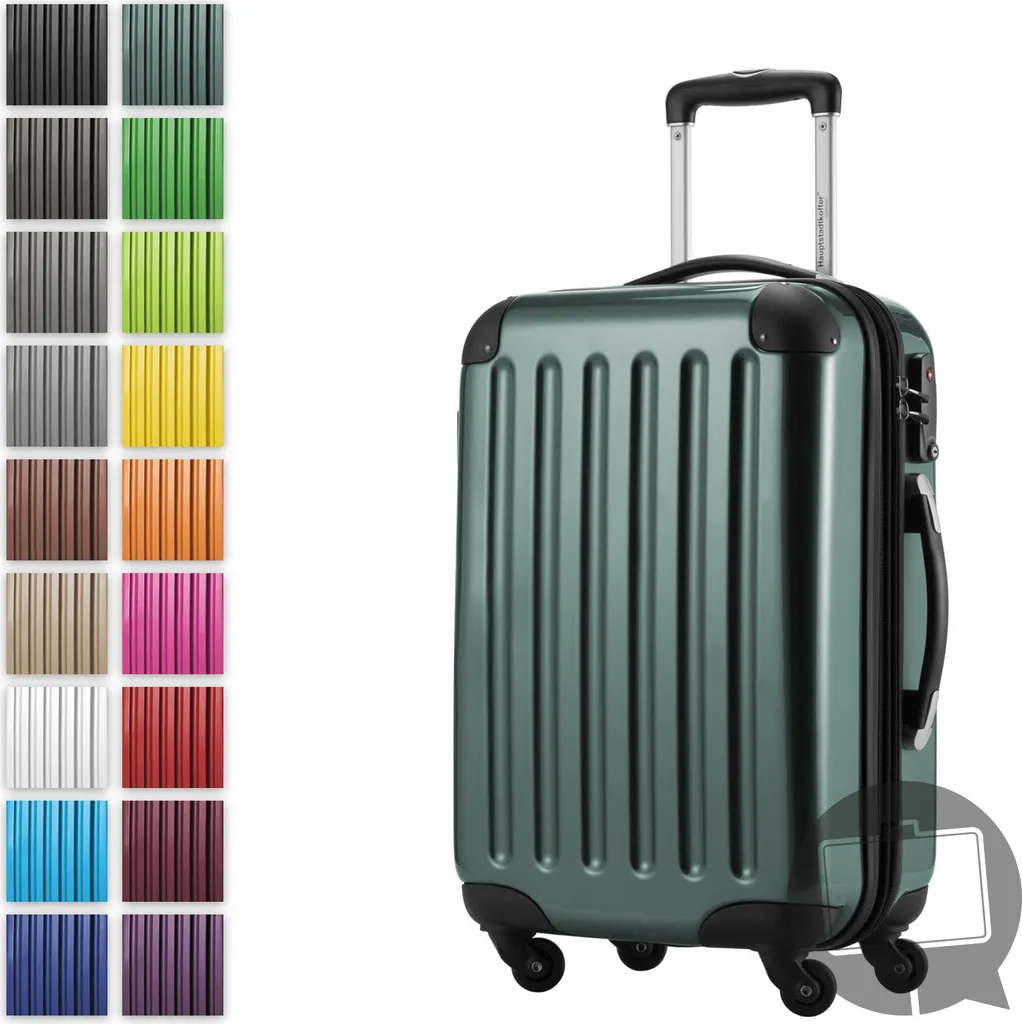 Trolley Cabina Alex Verde Bosco Lucido - Stile e Spazio 42L