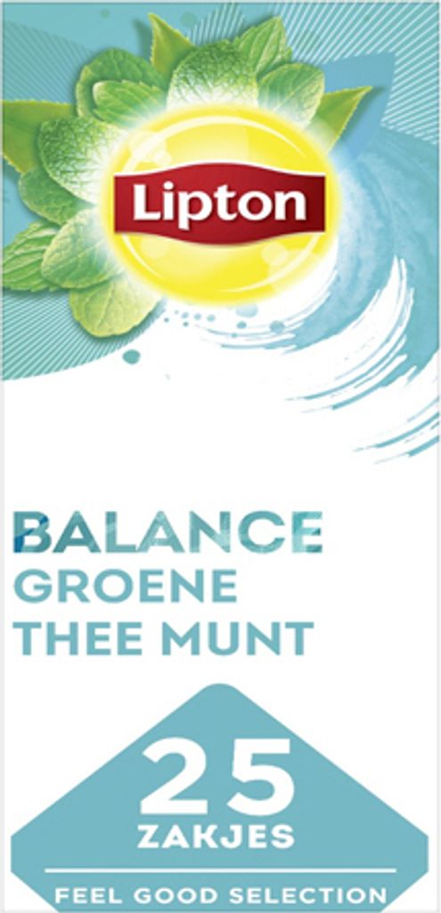 Lipton - Tee Lipton Balance Grüne Tee Minze 25x1.5gr | Packen Sie ein 25 -Stück | 6 Stück