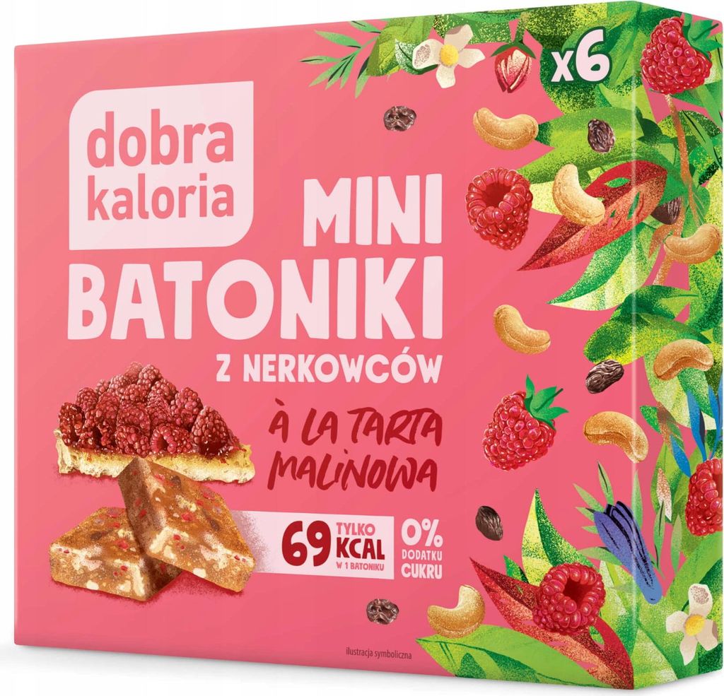 Dobré kalórie - Mini tyčinky - Malinový koláč - Zdravá Obrázok produktu 