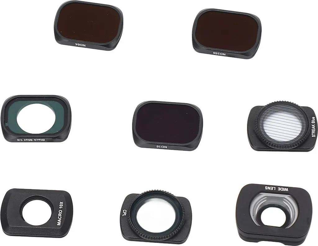 Accessori Osmo Pocket 3: Set Filtri Magnetici 8 in 1 Alta Qualità