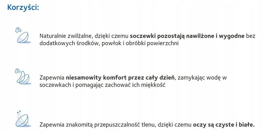 BIOFINITY 3 szt. Soczewki miesięczne. Moc: -2,25 Zdjęcie produktu 