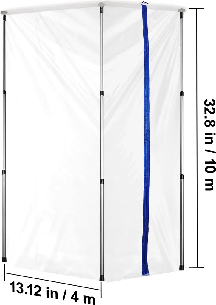 SucceBuy Professional Dust Containment System - Kit Aste 10ft - 8