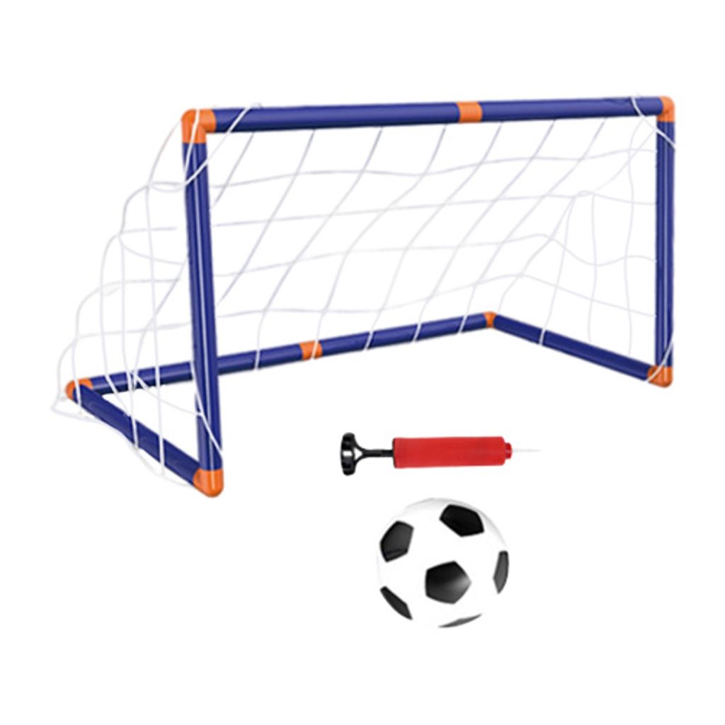 Mini Hockey-Ziel-Set 2 Nets 2 Sticks 2 Bälle Kinder Indoor Outdoor Games 