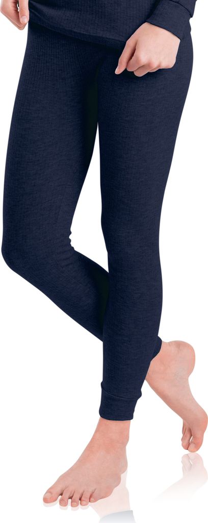 MT Damen Ski- & Thermohose - Winter Unterhose mit weicher Innenseite - Navy L