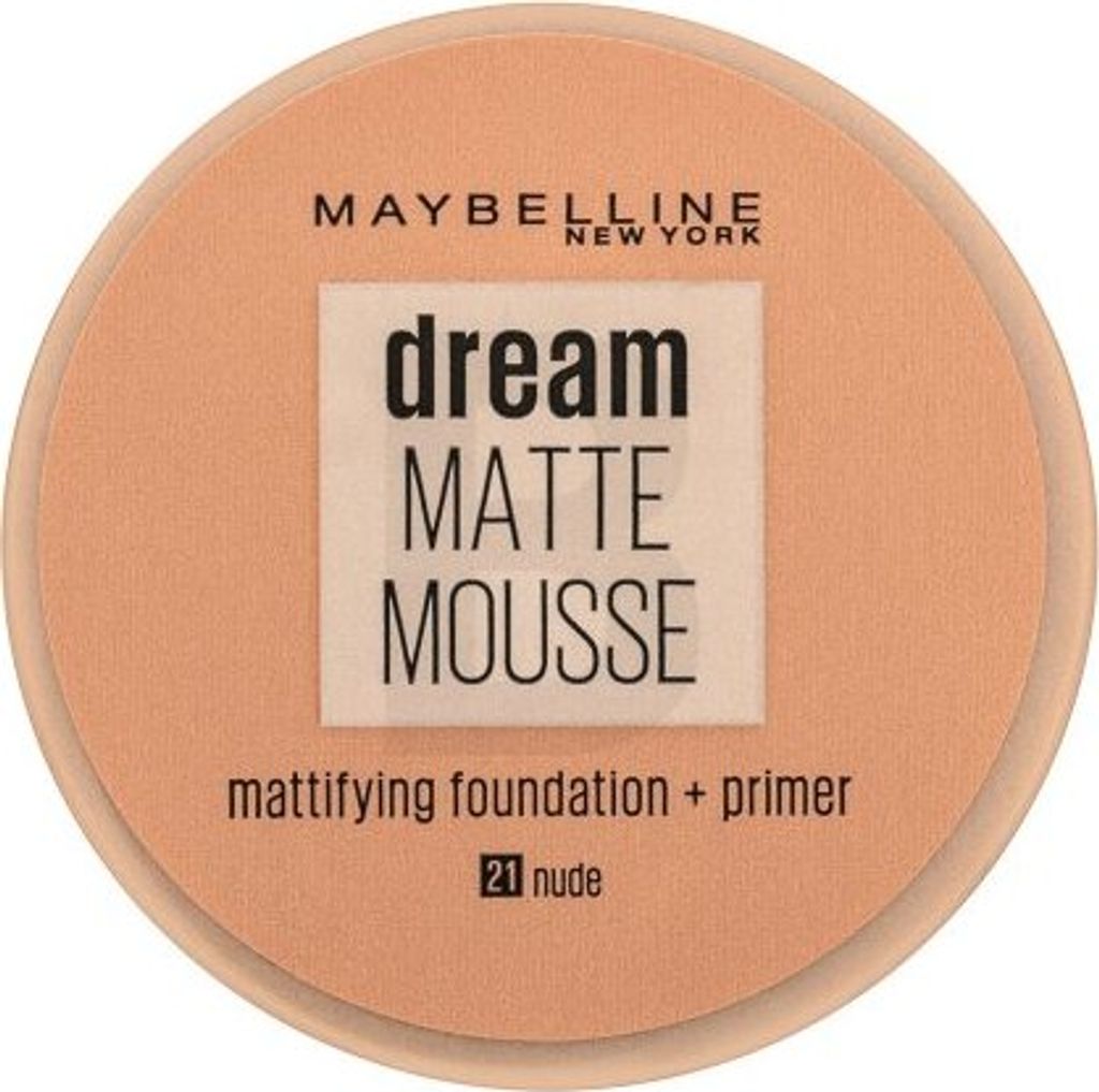 Maybelline Dream Matte Mousse Foundation Make-up mit mattierender Wirkung 21 Nude 18 ml