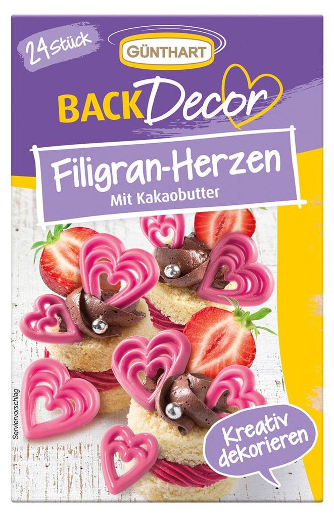 Günthart filigránske srdcia 34 g Obrázok produktu 