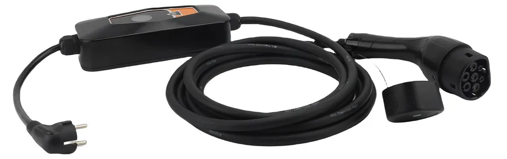 Chargeur Portable Type 2 EV 3.5kW avec Câble 5m et Courant Réglable 16A - 8