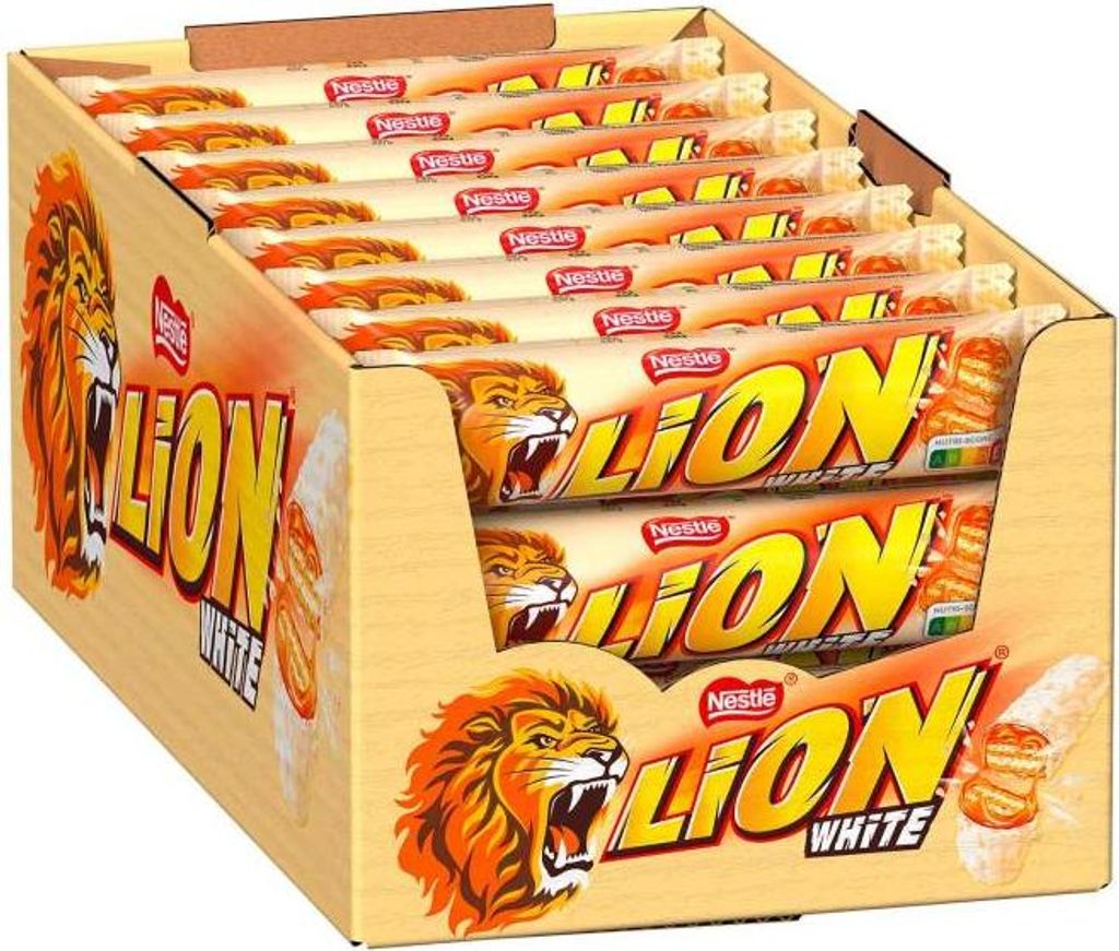 Nestlé Lion White Schokoriegel, 24er Pack (24 x 42g)