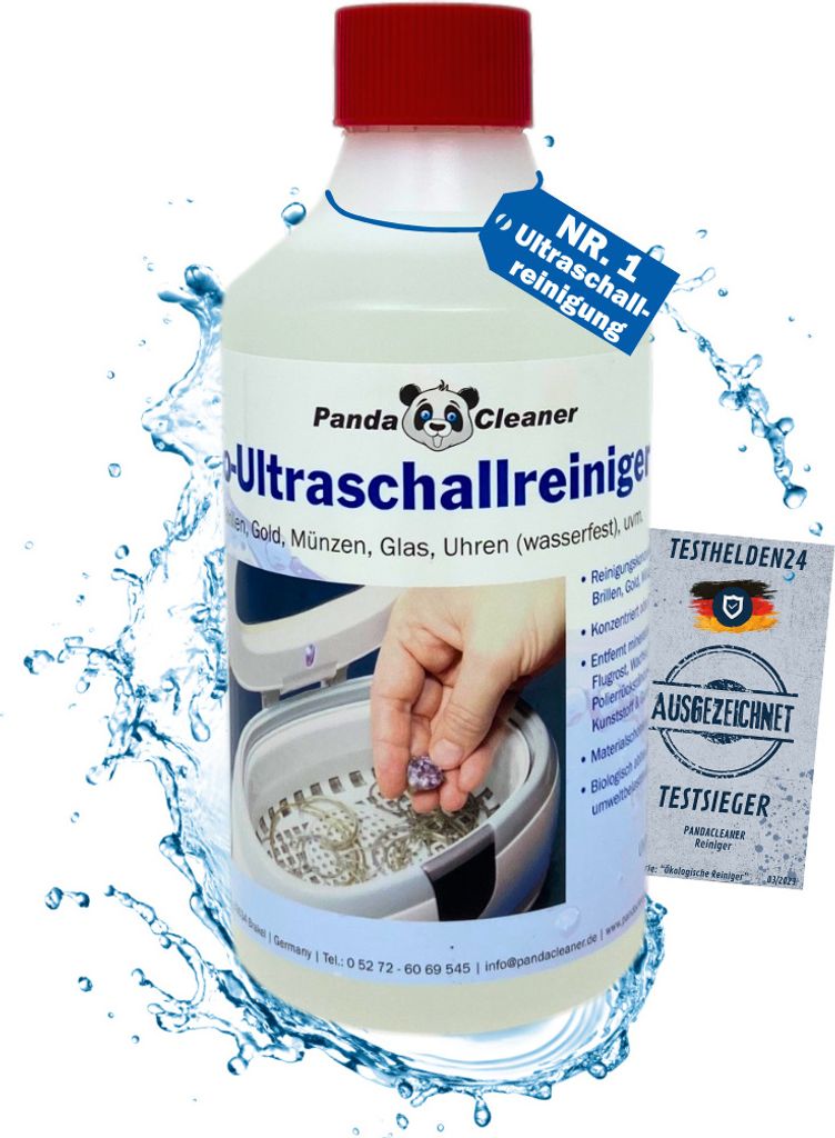 PandaCleaner Ultraschallreiniger für Ultraschallbad - 500ml Produktbild 