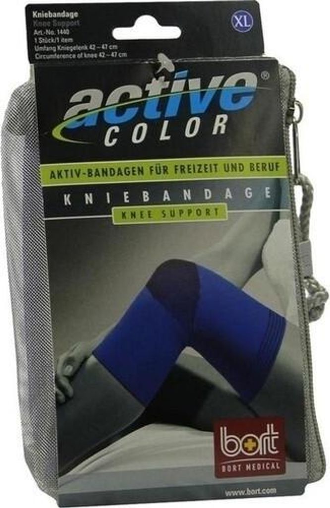 BORT ActiveColor Kniebandage XL blau