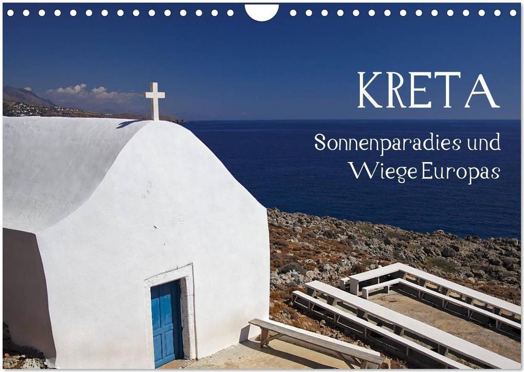 Kreta - Sonnenparadies und Wiege Europas (Wandkalender 2026 DIN A4 quer), CALVENDO Monatskalender