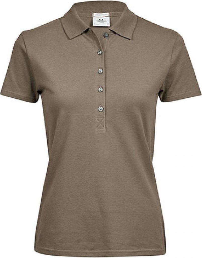 Tee Jays 145 | Damen Luxury Stretch Poloshirt - Farbe: Clay Produktbild 