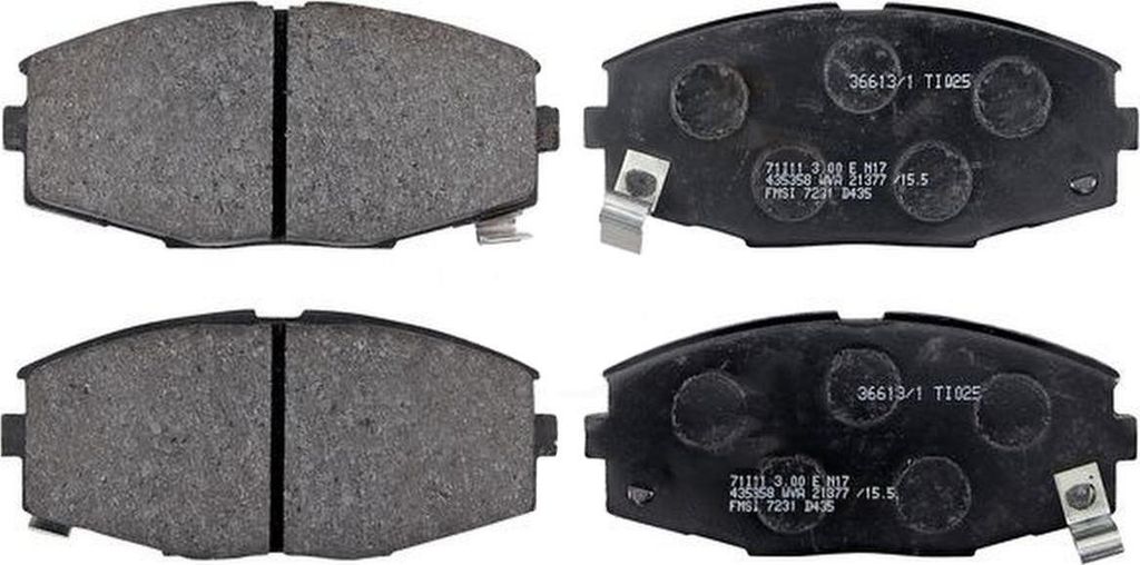 Bremsbelagsatz mit akustischer Verschleißwarnung 15,5 mm A.B.S. für TOYOTA SUPRA