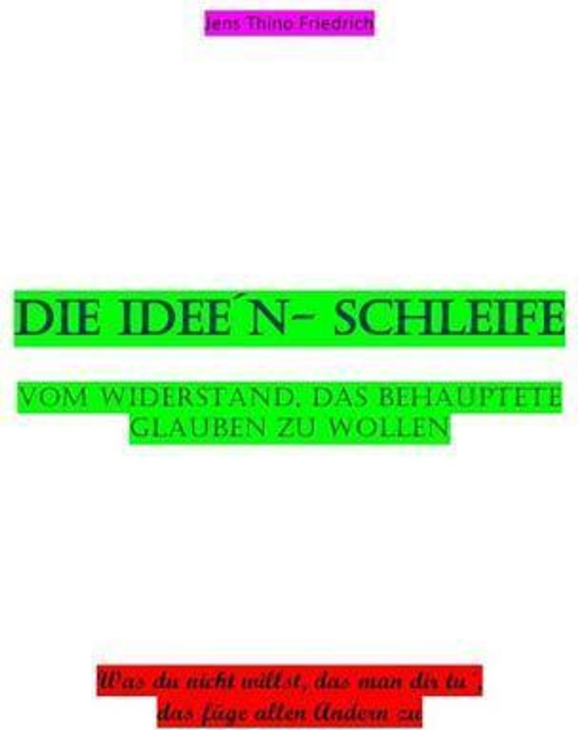 Die Ideen- Schleife