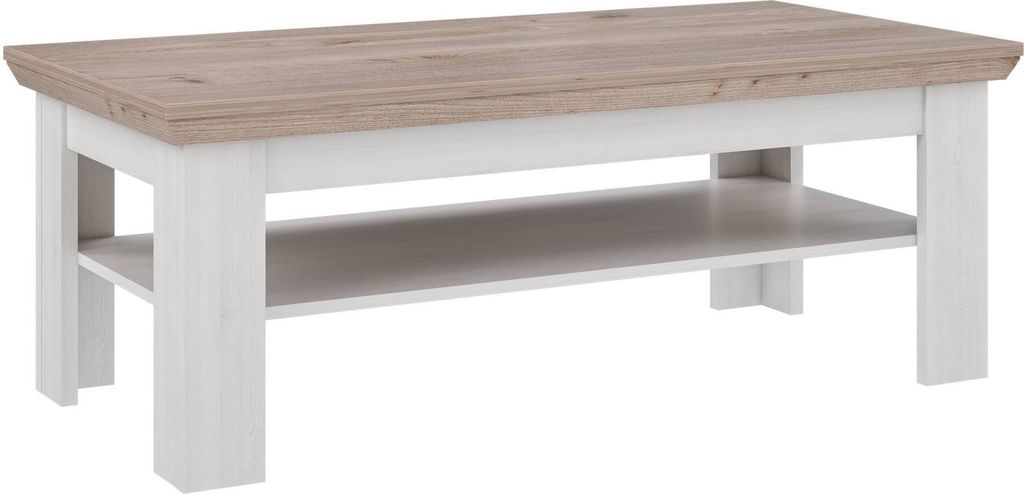 Couchtisch ILOPPA 120 x 60 cm Optik: Schneeeiche / Nelson Eiche, Forte