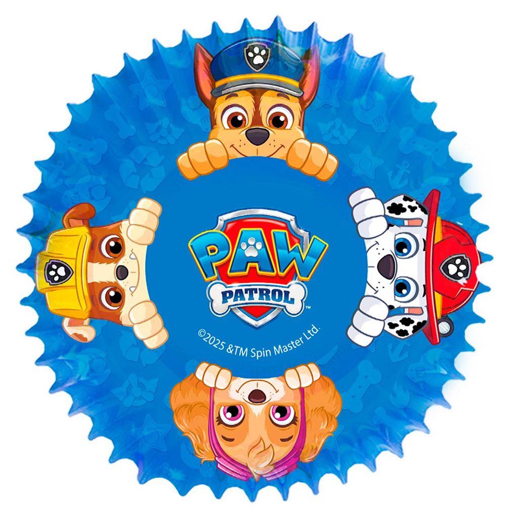 Dekora Paw Patrol blau Cupcake Förmchen Muffinförmchen 25 Produktbild 