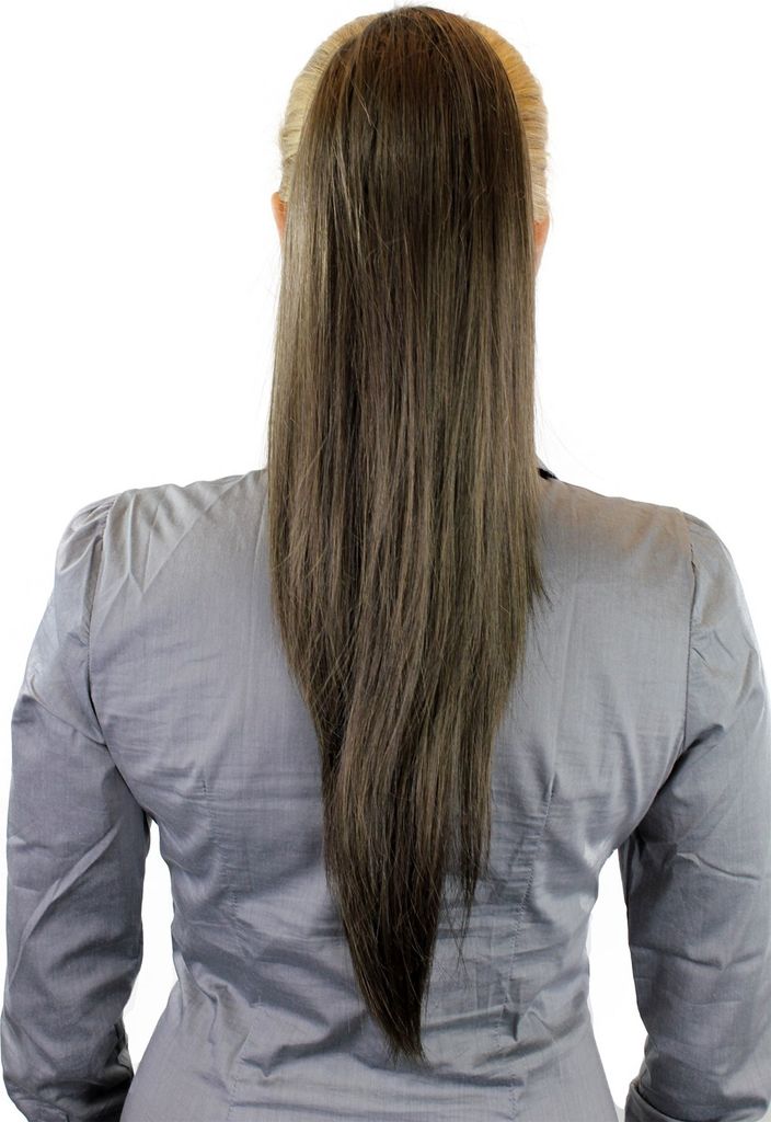 WIG ME UP Haarteil, glatt, Braun WK06-8 Produktbild 