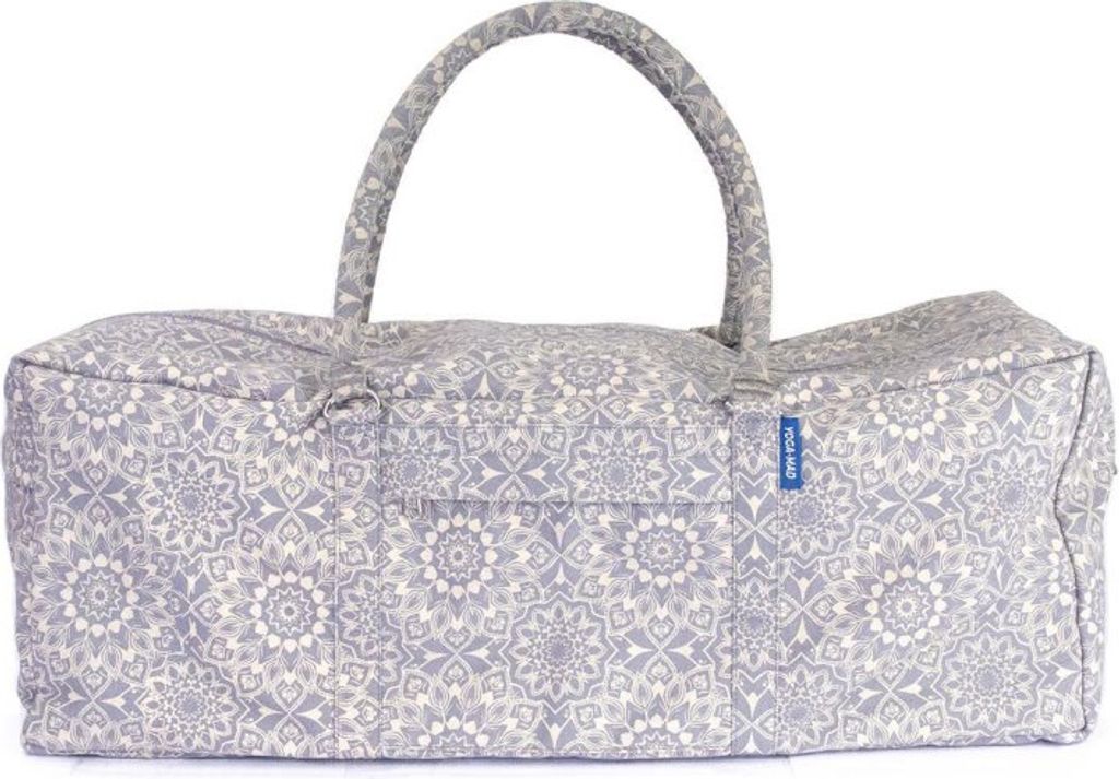 Yoga-Mad - Tasche für Yogamatte, Mandala MQ940 (Einheitsgröße) (Grau)