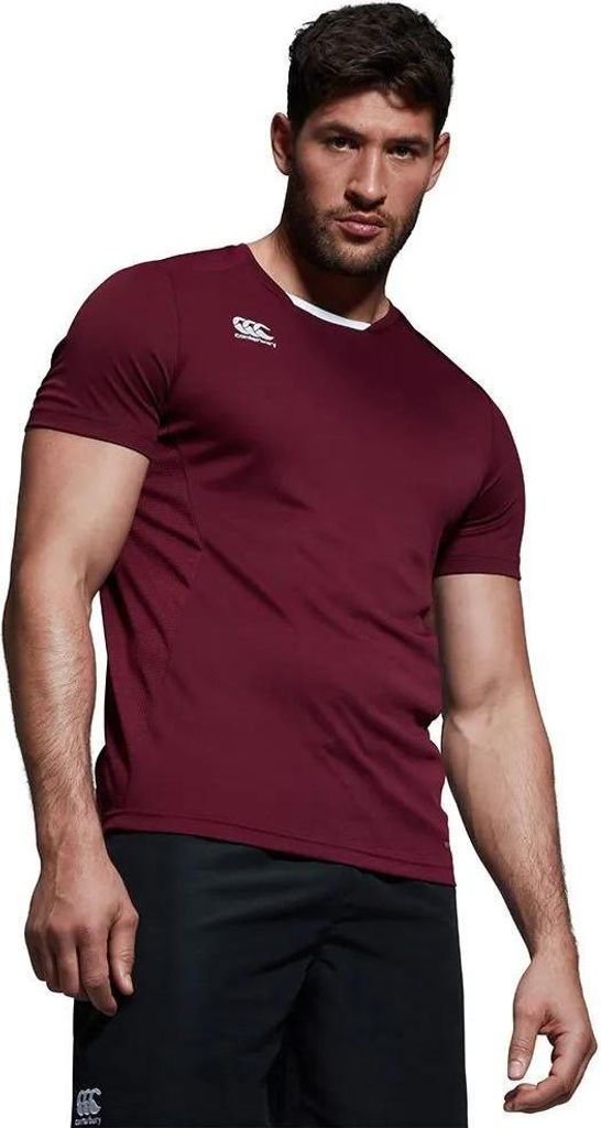 Canterbury Club Dry Kurzarm-t-shirt Rot L Mann Rot L