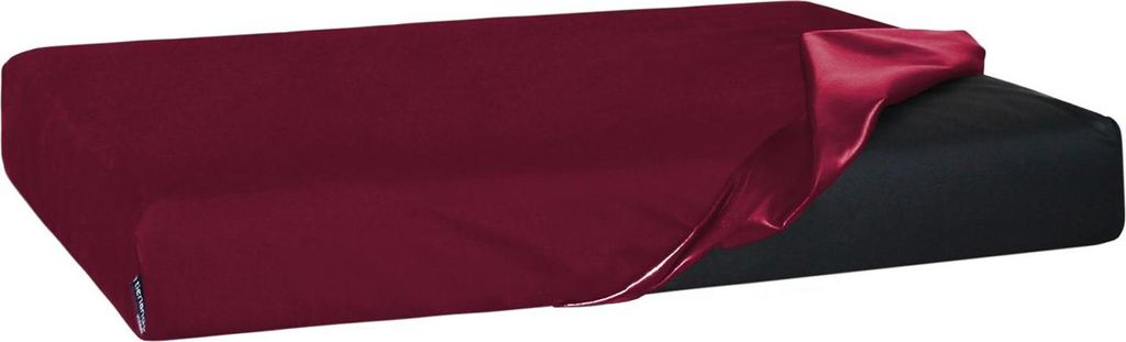 Quick-Cover MEDIC UNI Matratzenschoner HUGO | FLOKI | STUART 80 100 120 150 cm | 13-15 cm hoch - Matratzengröße: 80x60cm | Farbe: 04 Dunkelrot