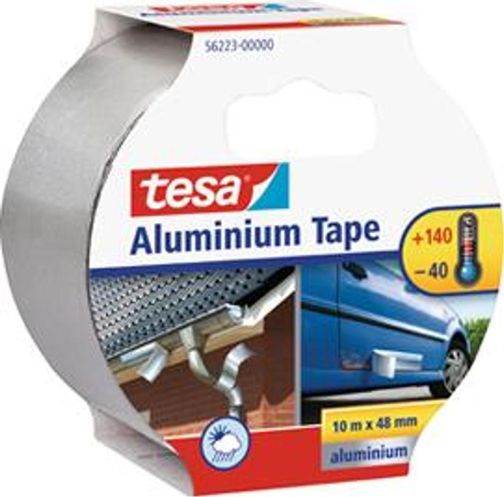 TESA 56223-00000-01, Strieborná, Opravovanie, Hliník, 10 m, Obrázok produktu 