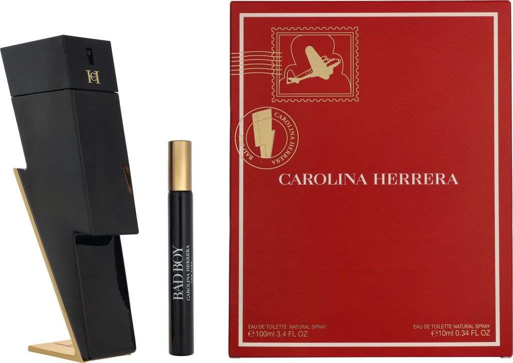 Carolina Herrera Bad Boy Eau de Toilette Set, 100 ml + Eau Immagine del prodotto 