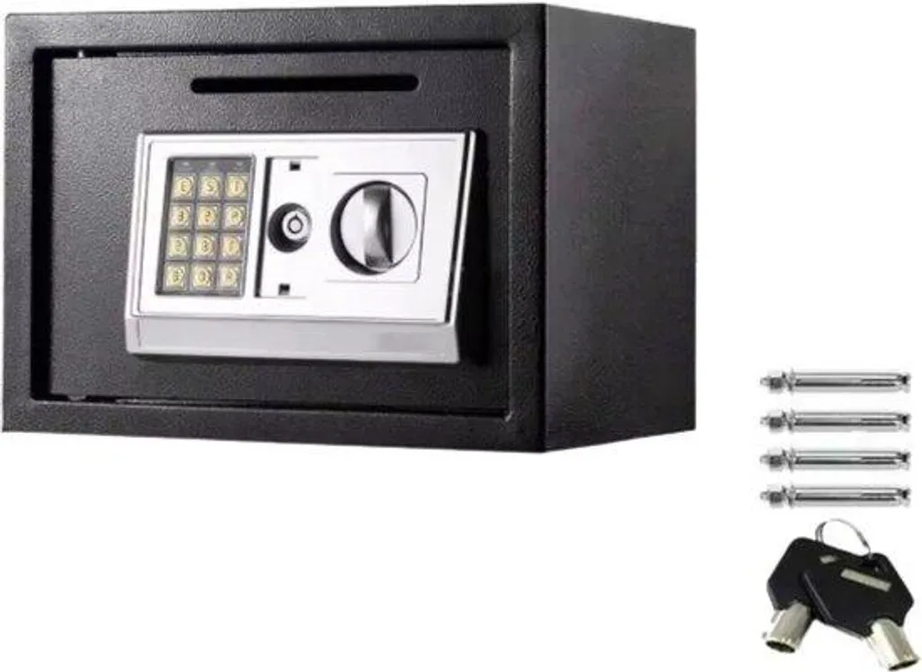 Coffre-fort de sécurité électronique 8,5L pour argent et documents