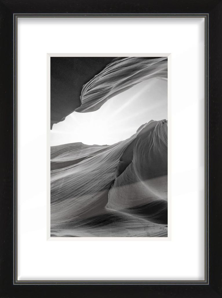 Bilderrahmen Holz Script schwarz 15 x 21 cm Produktbild 