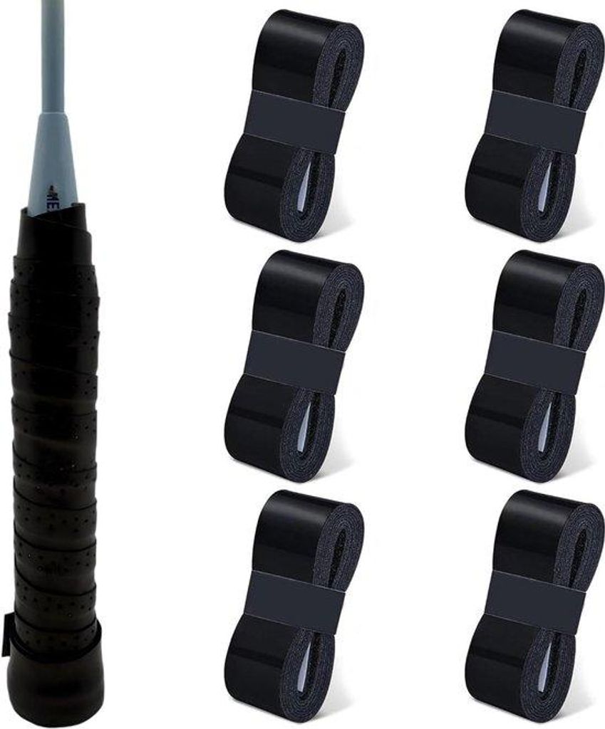 Anti-slip Gripband für 8 Tennis- und Badminton-Schläger