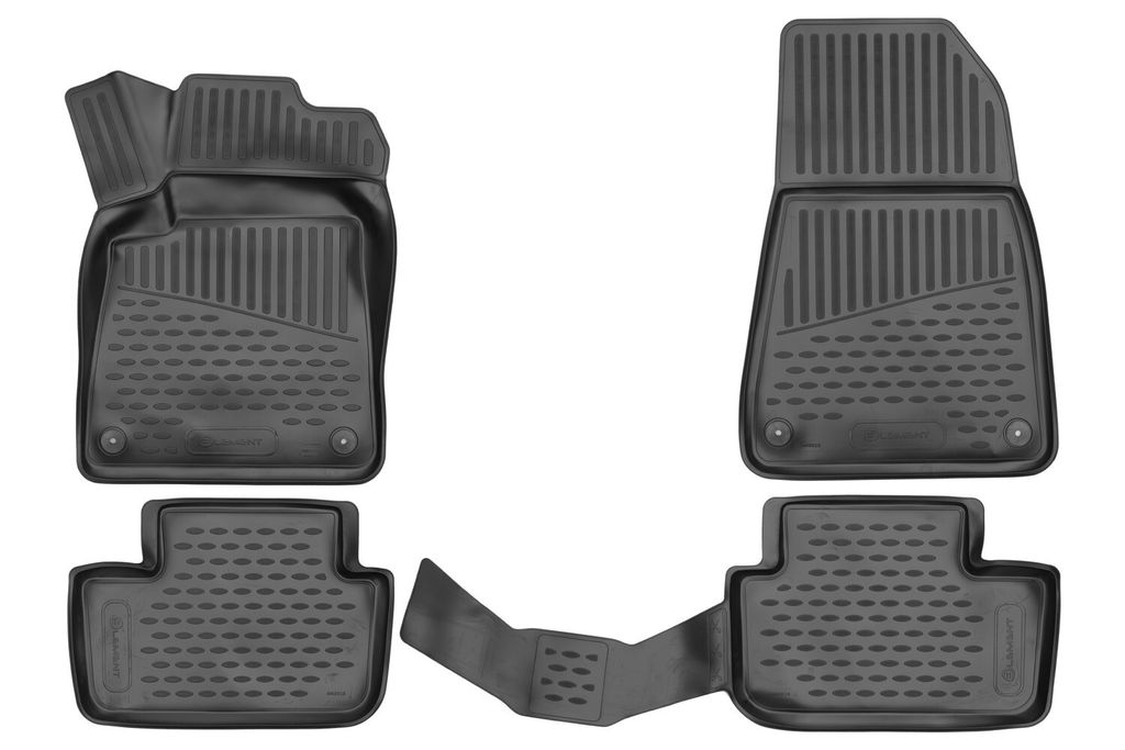ELEMENT Gummi-Fussmatten 3D kompatible mit POLESTAR 2, 2020->, 4 tlg.
