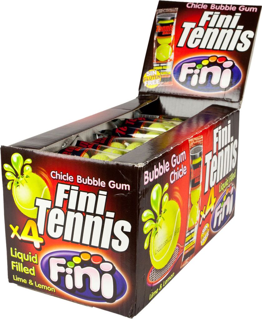 Zobrazit kompletní Fini Booom Bubble Gum Balls Tenis 50 Obrázek produktu 