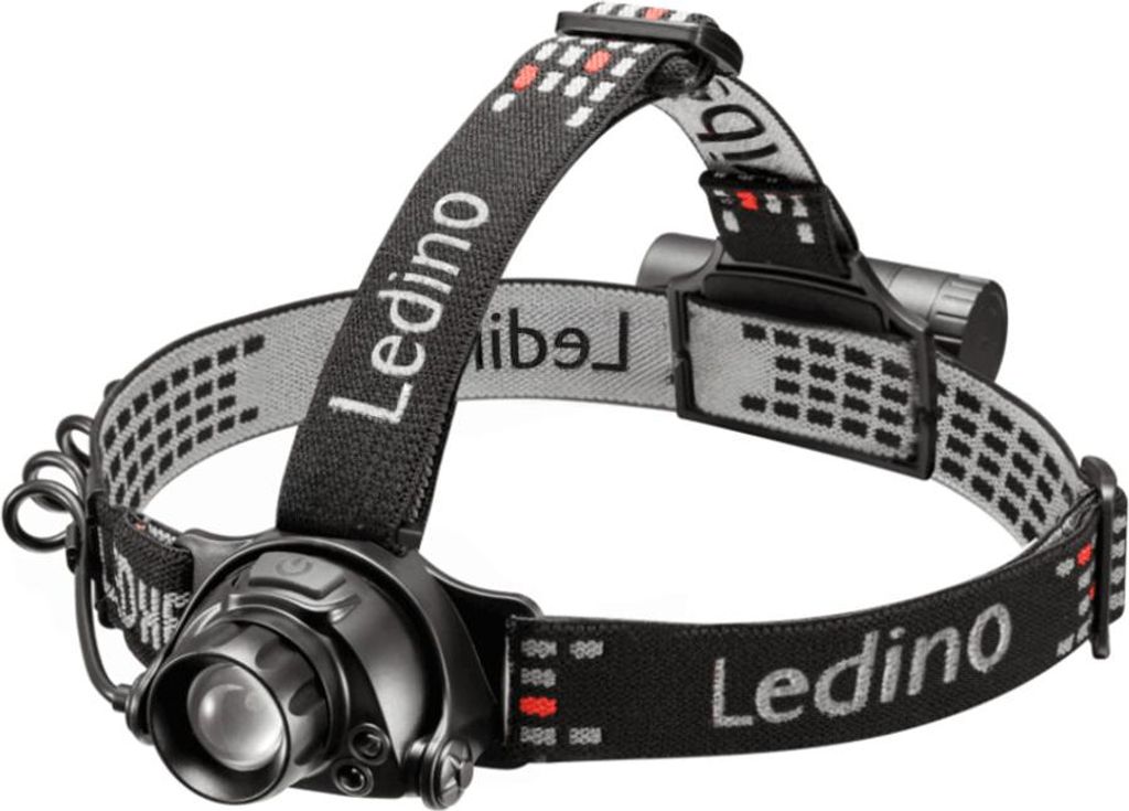 Ledino LED-Stirnlampe "Mitte" bis zu 90° schwenkbar inkl. Rücklicht
