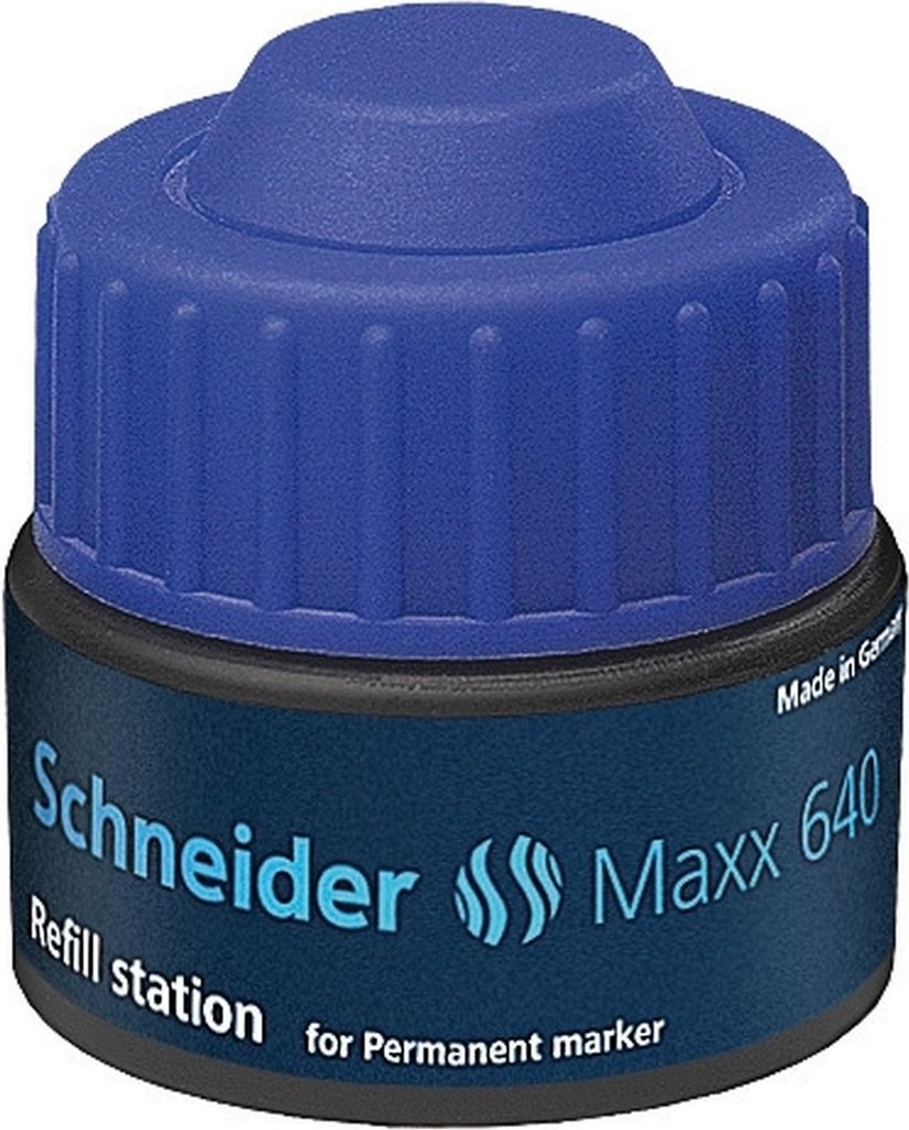 Permanentmarker Refill-Station 640 blau Packung mit 6 Stück